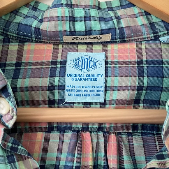 Scotch & Soda Plaid Summer Button Down - Picture 2 of 10